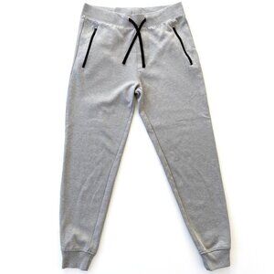 J.Crew Mens Gray Joggers Sweatpants Size S Zippered Pockets Athleisure